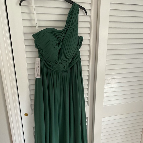 Azazie Bridesmaid Dress (Molly, Dark Green, A10) - Picture 1 of 4